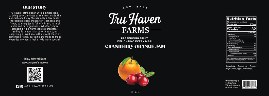 Cranberry Orange Jam by Tru Haven Farms