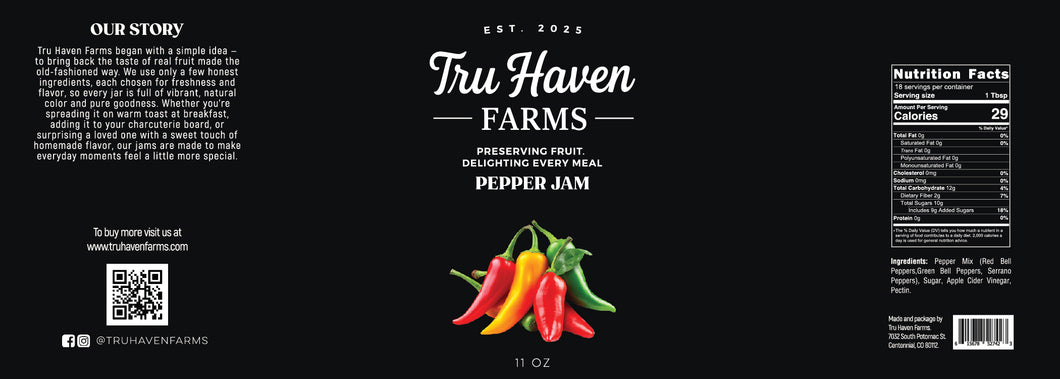 Pepper Jam by Tru Haven Farms