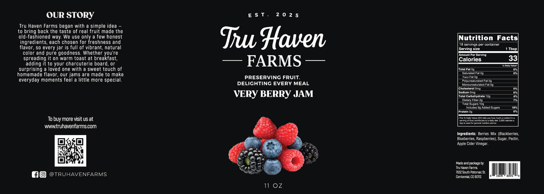 Very Berry Jam by Tru Haven Farms